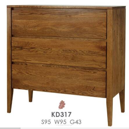 Komoda KD 337 dębowa